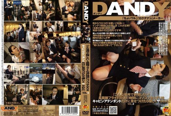 [DANDY-202] “I Want to Ejaculate in a Place Like This! If I Secretly Show Masturbation During the Lights-out Time on a Long-distance Flight, I Will Be Kindly Engaged” Vol.2